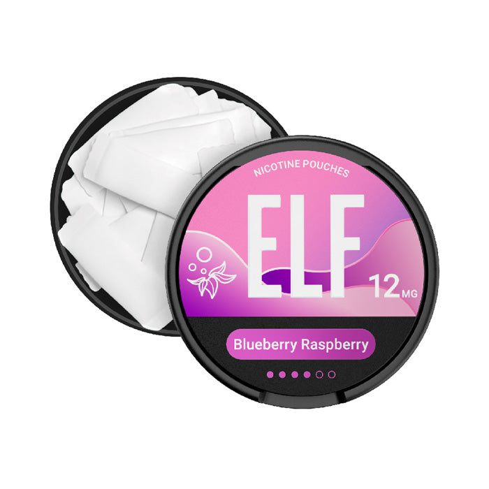 Blueberry Raspberry Elf Bar Nicotine Pouches 12mg
