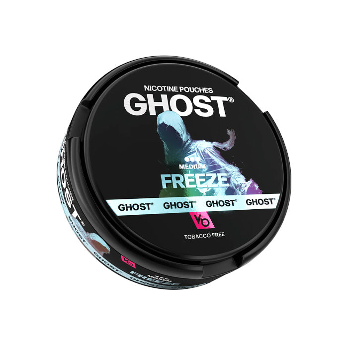 Tub of Freeze Ghost Nicotine Pouches Medium