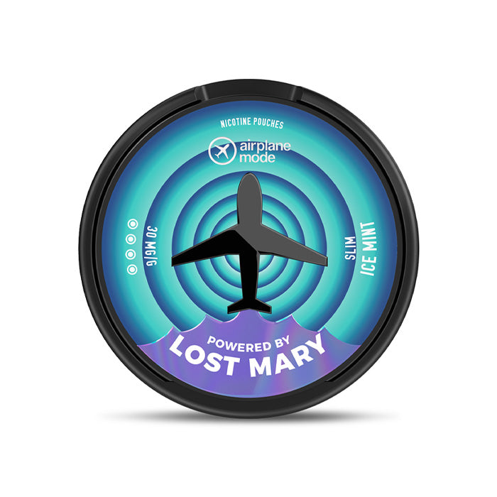 30mg Ice Mint Nicotine Pouches by Lost Mary Airplane Mode