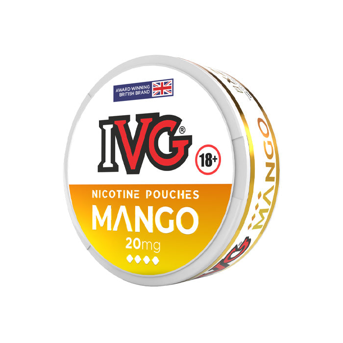 Tub of 20 Mango IVG Nicotine Pouches 20mg
