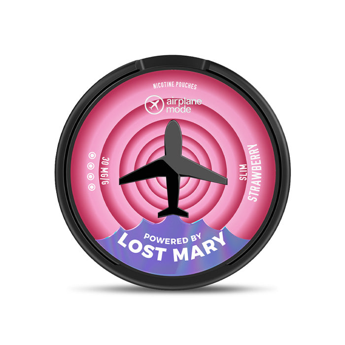 30mg Strawberry Nicotine Pouches by Lost Mary Airplane Mode