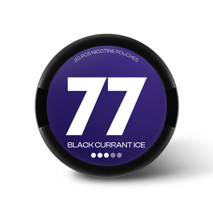 77 Blackcurrant Ice 10.4mg Nicotine Pouches