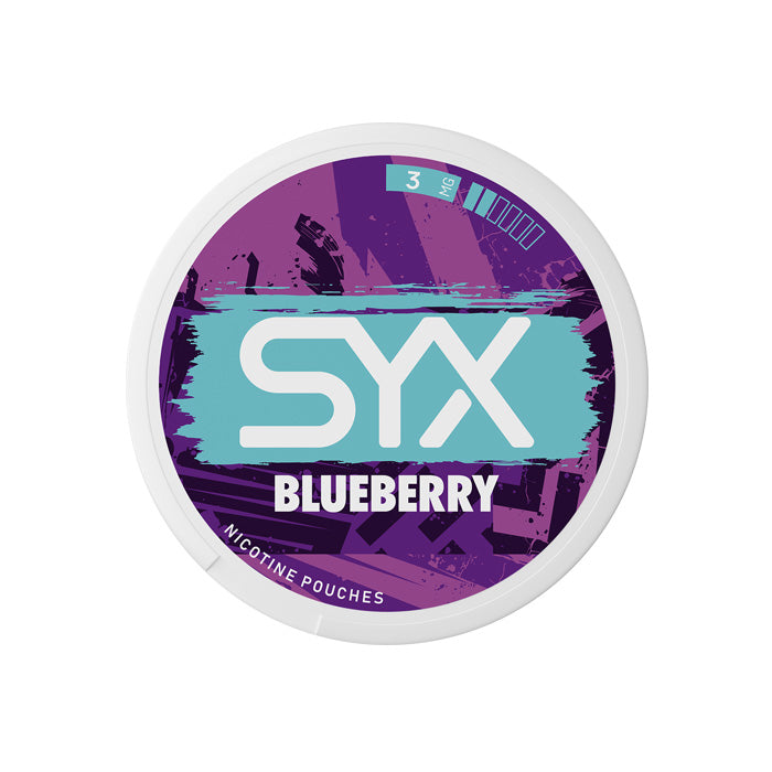 SYX Blueberry 3mg Nicotine Pouches
