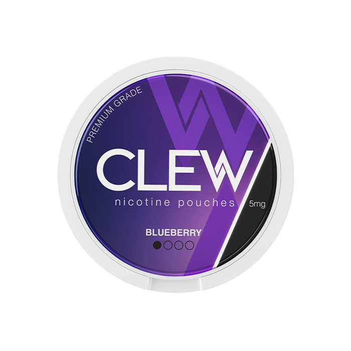 5mg Blueberry CLEW Nicotine Pouches