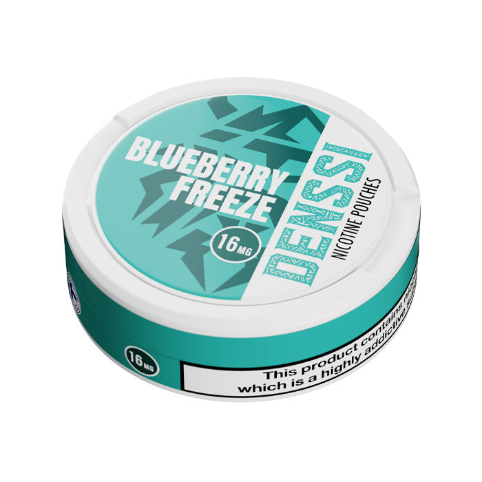 Can of 20 Denssi Blueberry Freeze 16mg Nicotine Pouches
