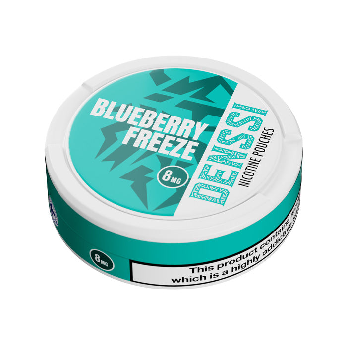 Can of 20 Denssi Blueberry Freeze 8mg Nicotine Pouches