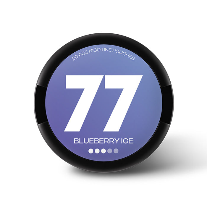 77 Blueberry Ice 10.4mg Nicotine Pouches