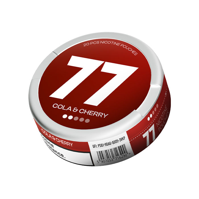 5.2mg Cola & Cherry 77 Nicotine Pouches