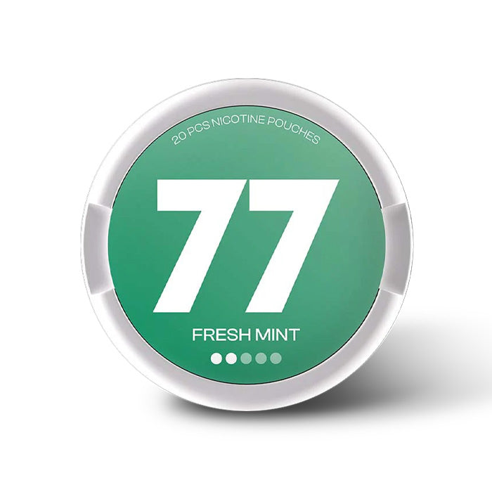 77 Fresh Mint 5.2mg Nicotine Pouches