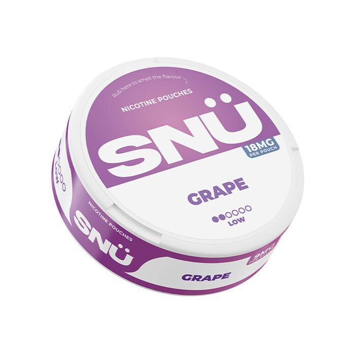 18mg Grape SNU Nicotine Pouches