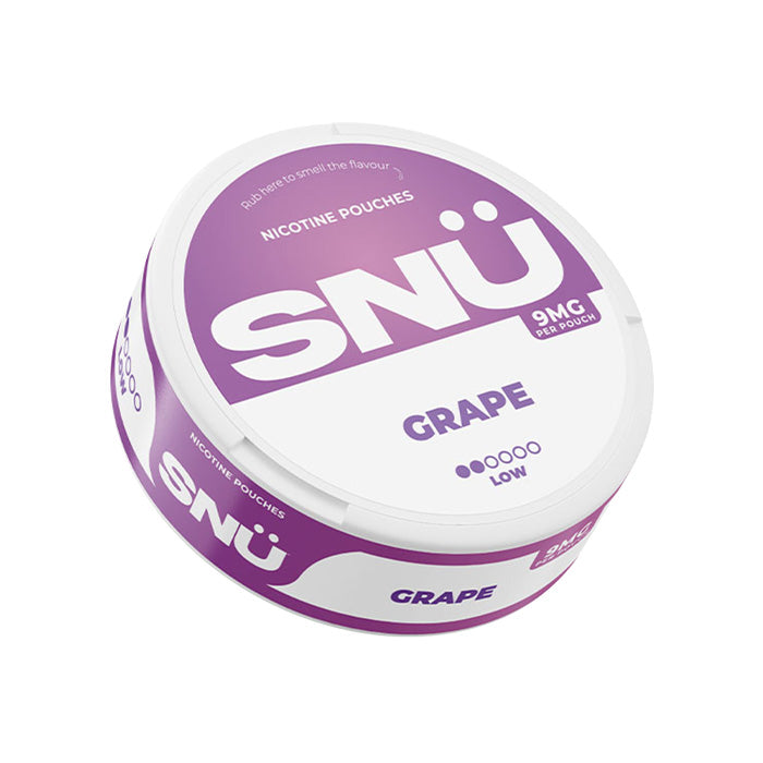 9mg Grape SNU Nicotine Pouches