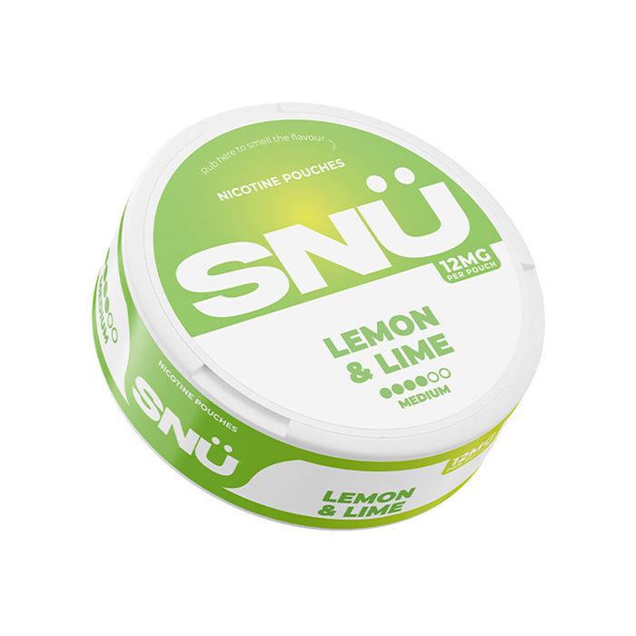 12mg Lemon & Lime SNU Nicotine Pouches