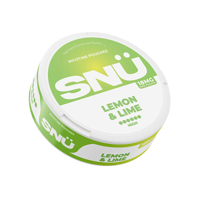 18mg Lemon & Lime SNU Nicotine Pouches