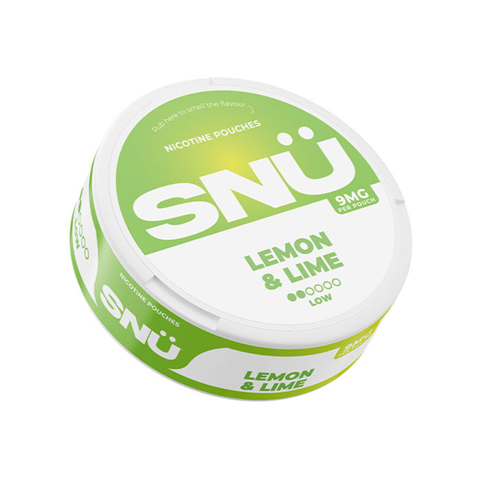 9mg Lemon & Lime SNU Nicotine Pouches