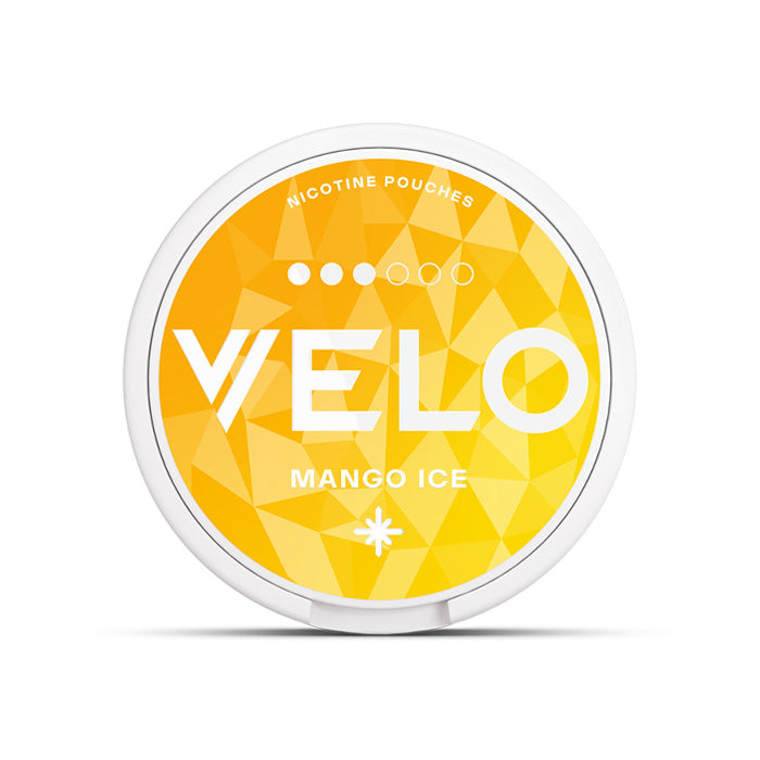 Tub of Mango Ice Velo Slim Nicotine Pouches