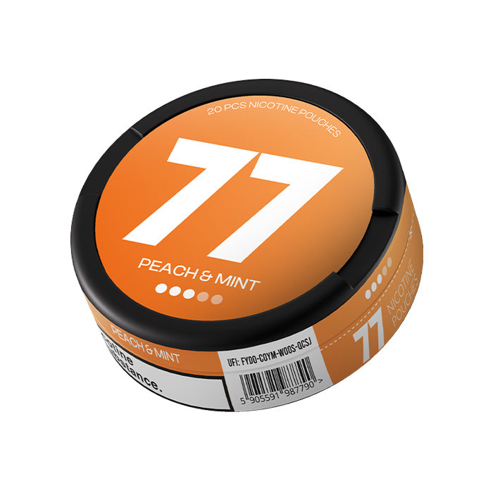 Peach & Mint 77 Nicotine Pouches