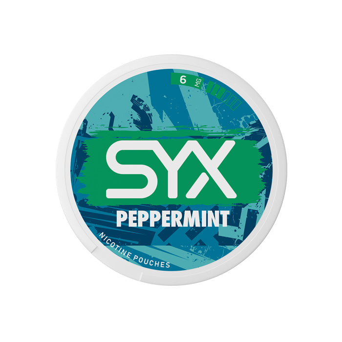 SYX Peppermint 6mg Nicotine Pouches