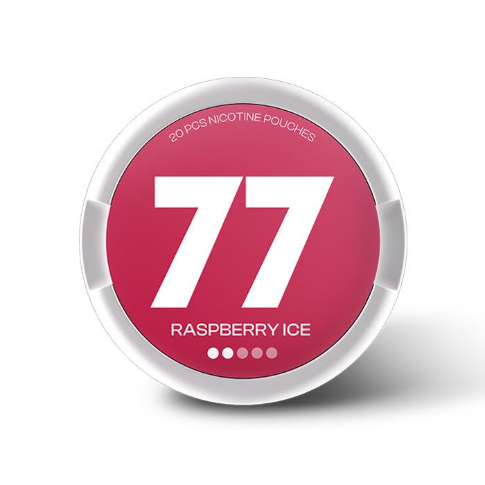 77 Raspberry Ice 5.2mg Nicotine Pouches