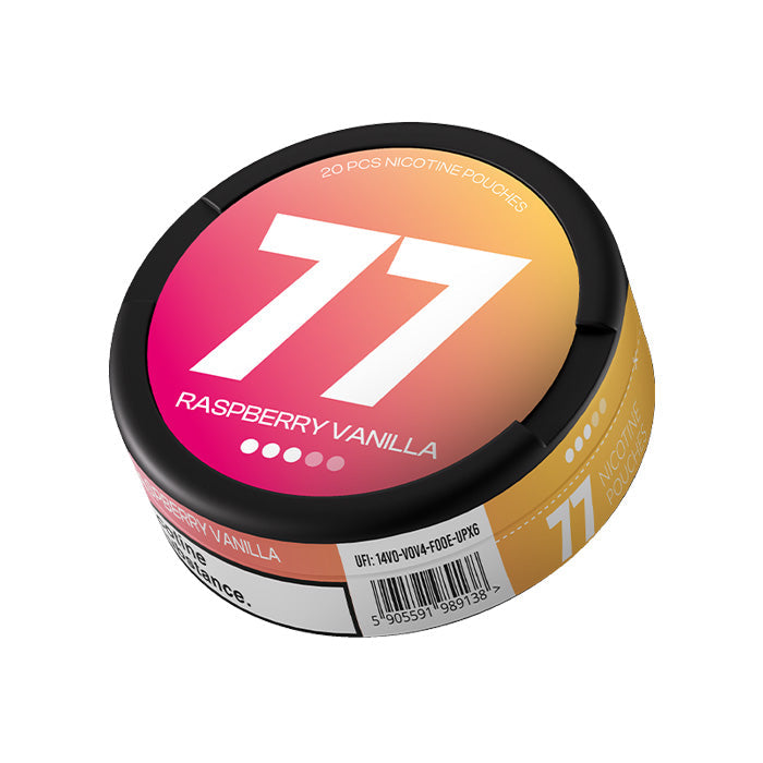 Raspberry & Vanilla 77 Nicotine Pouches