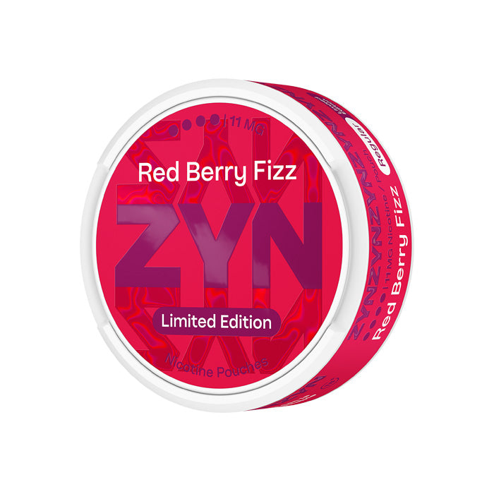 Tub of Twenty One ZYN Red Berry Fizz 11mg Nicotine Pouches