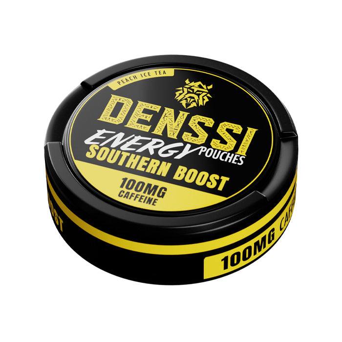 Can of 15 Denssi Southern Boost 100mg Energy Pouches