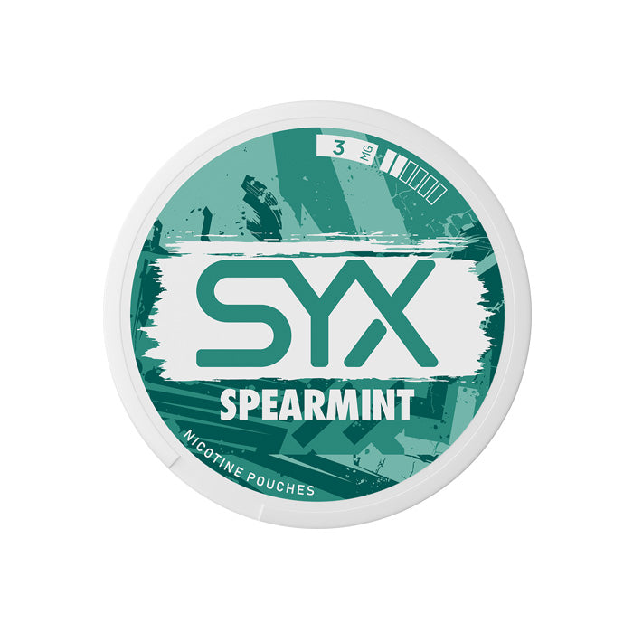 SYX Spearmint 3mg Nicotine Pouches