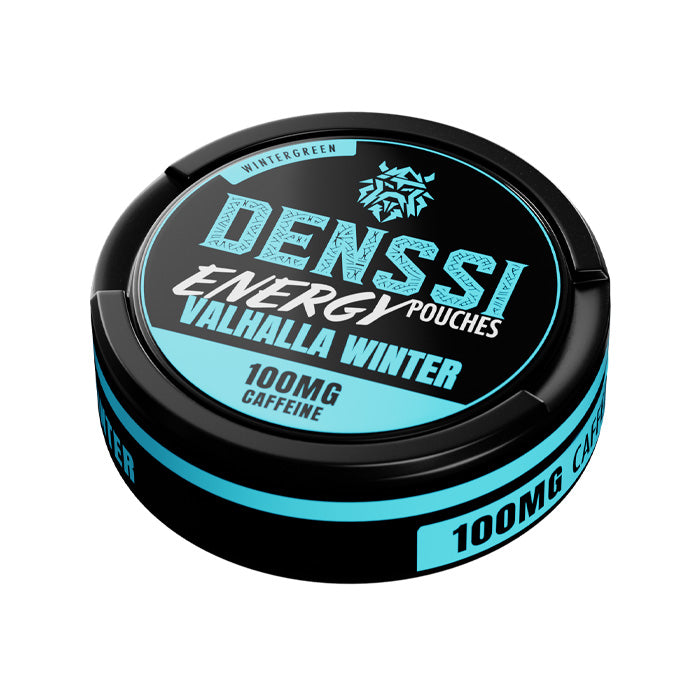 Can of 15 Denssi Valhalla Winter 100mg Energy Pouches