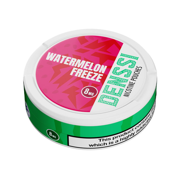 Can of 20 Denssi Watermelon Freeze 8mg Nicotine Pouches