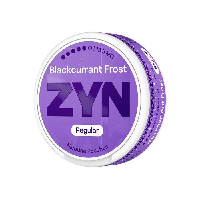 Tub of Twenty One ZYN Blackcurrant Frost 13.5mg Nicotine Pouches