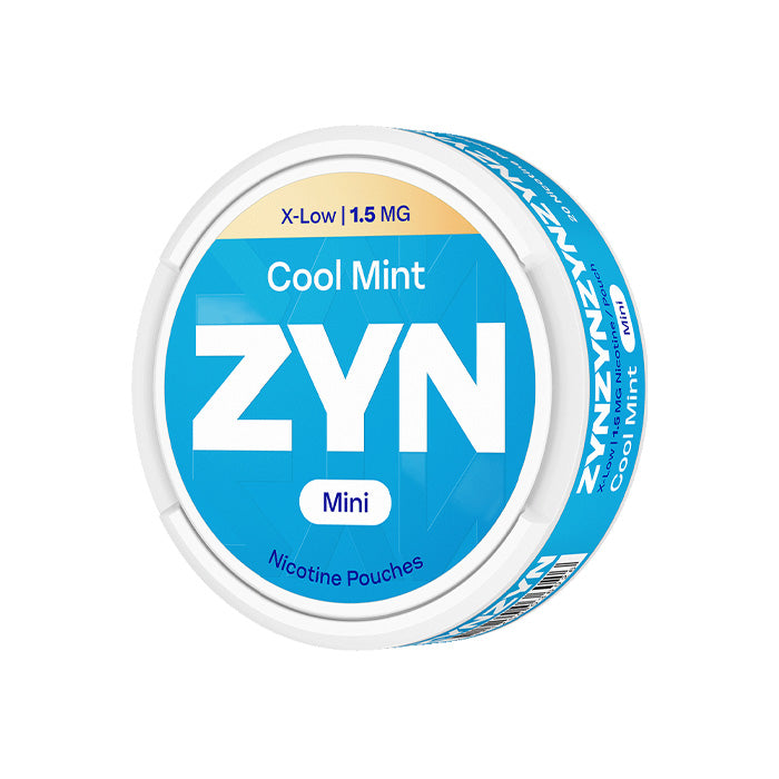 Tub of Twenty ZYN Cool Mint Mini 1.5mg Nicotine Pouches