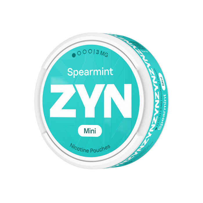 Tub of Twenty ZYN Spearmint Mini 3mg Nicotine Pouches
